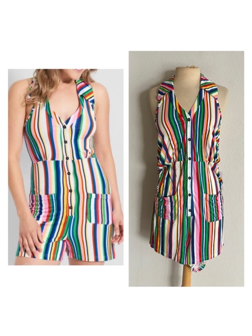 ModCloth rainbow romper
